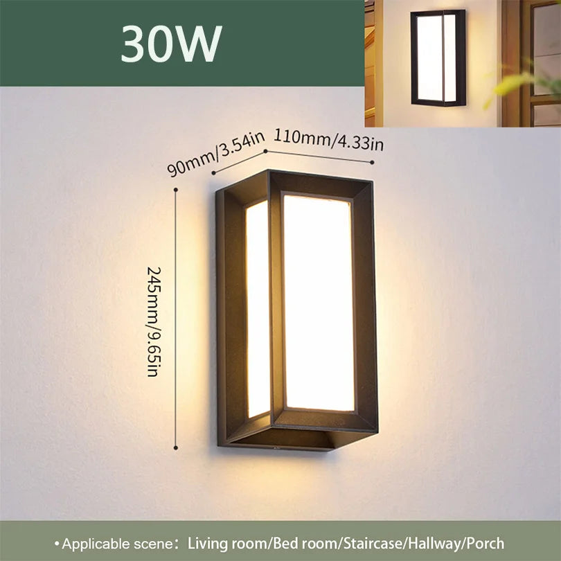 Waterproof LED Motion Sensor Wall Light – Perfect for Outdoor Spaces!