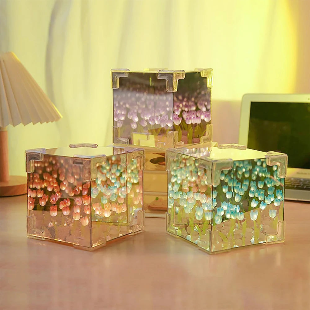 DIY Tulip LED Night Lamp – Perfect for Decor & Gifts!