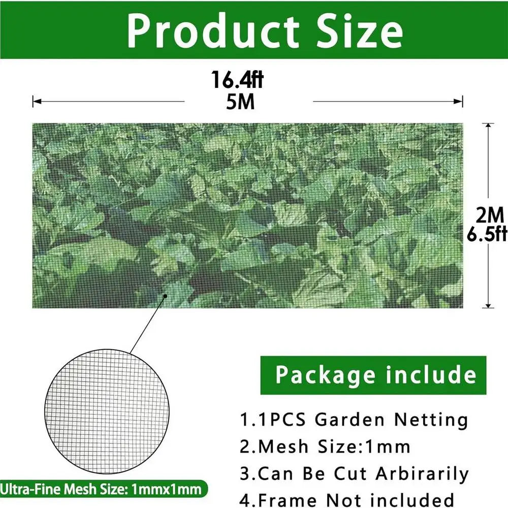 Heavy-Duty Garden Bug Net: Protect Your Plants with Ease!