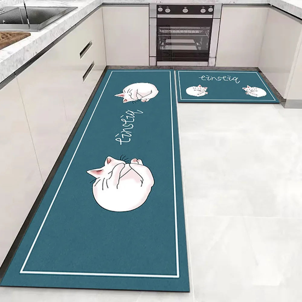 Non-Slip Kitchen Mat Set – Versatile Rugs for Entry, Hallway, Bathroom, and Living Room.
