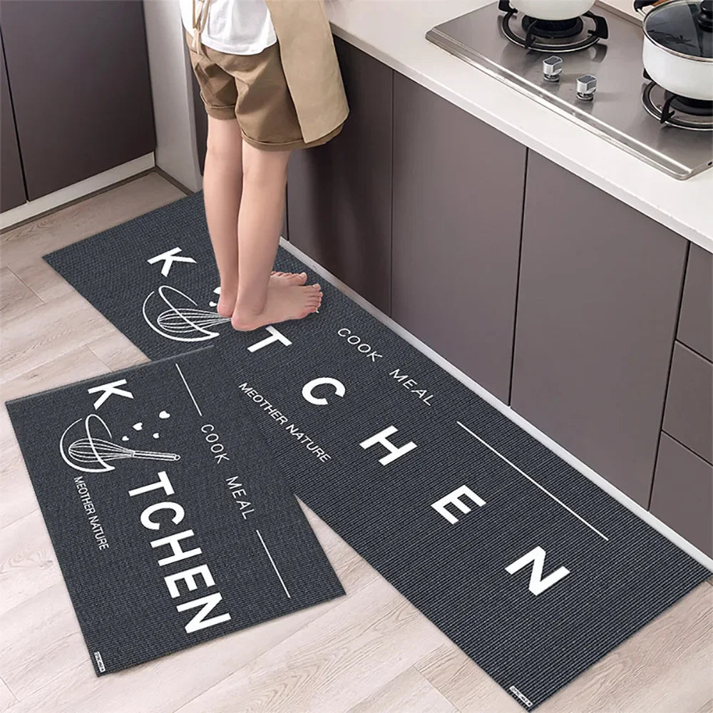 Non-Slip Kitchen Mat Set – Versatile Rugs for Entry, Hallway, Bathroom, and Living Room.