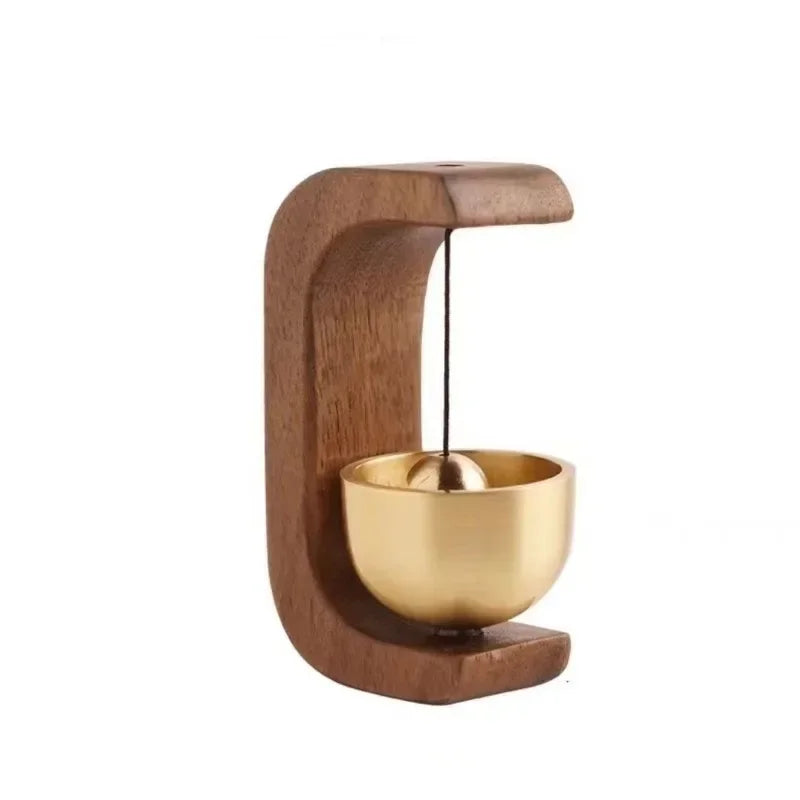 Japanese Wooden Wind Chimes – Elegant Wireless Doorbell & Decorative Hanging for Your Home!