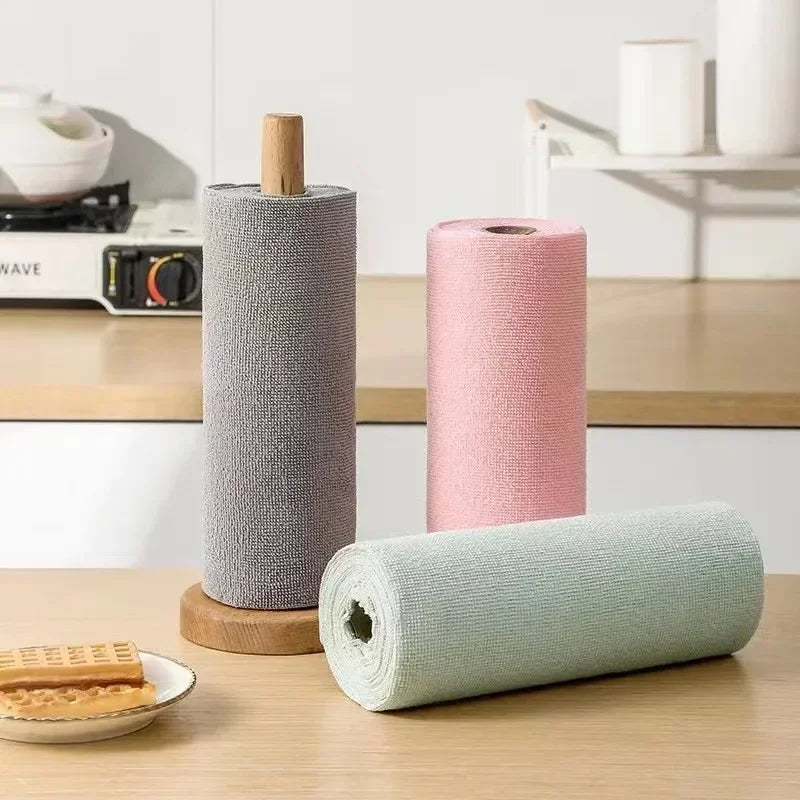 Reusable Microfiber Cleaning Towels – Eco-Friendly Paper Towel Alternative