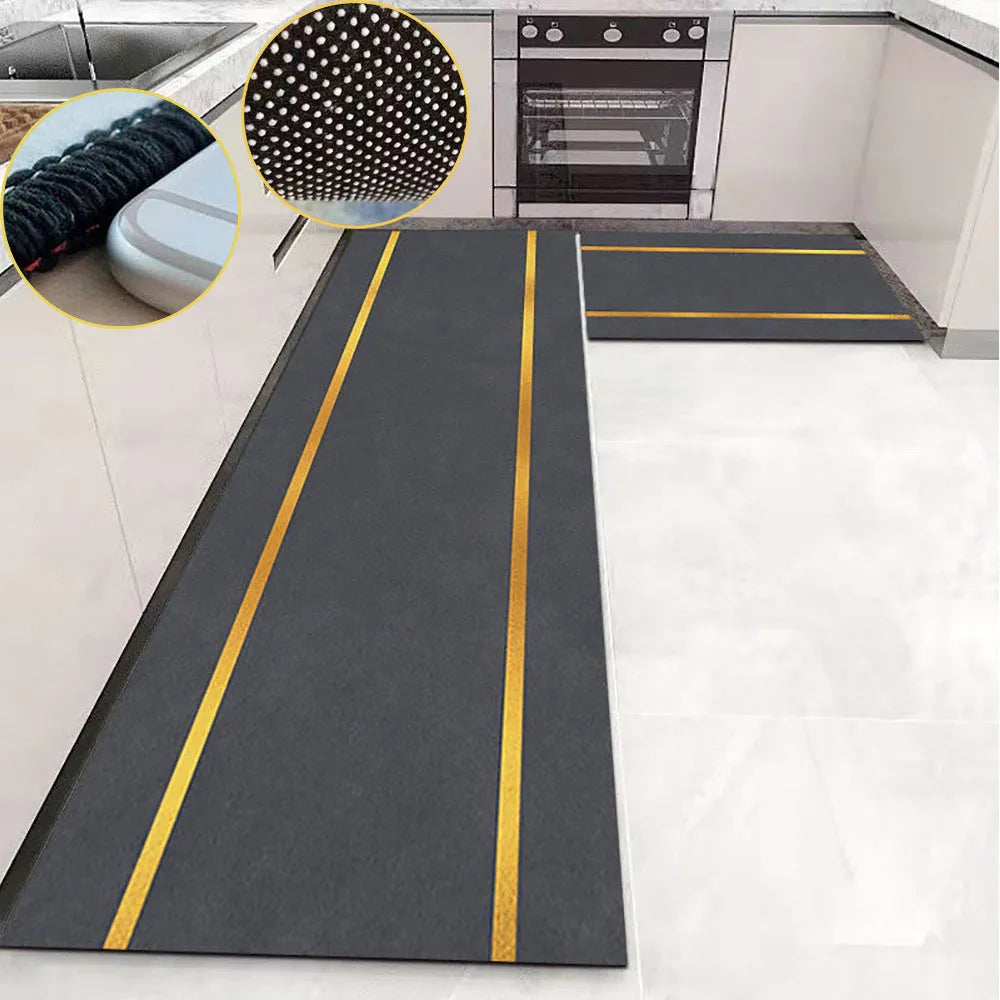 Non-Slip Kitchen Mat Set – Versatile Rugs for Entry, Hallway, Bathroom, and Living Room.