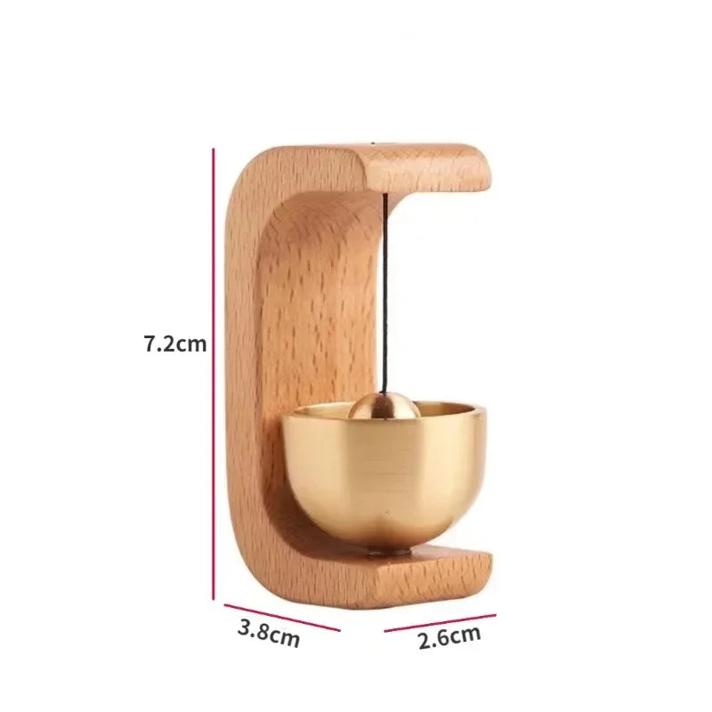 Japanese Wooden Wind Chimes – Elegant Wireless Doorbell & Decorative Hanging for Your Home!