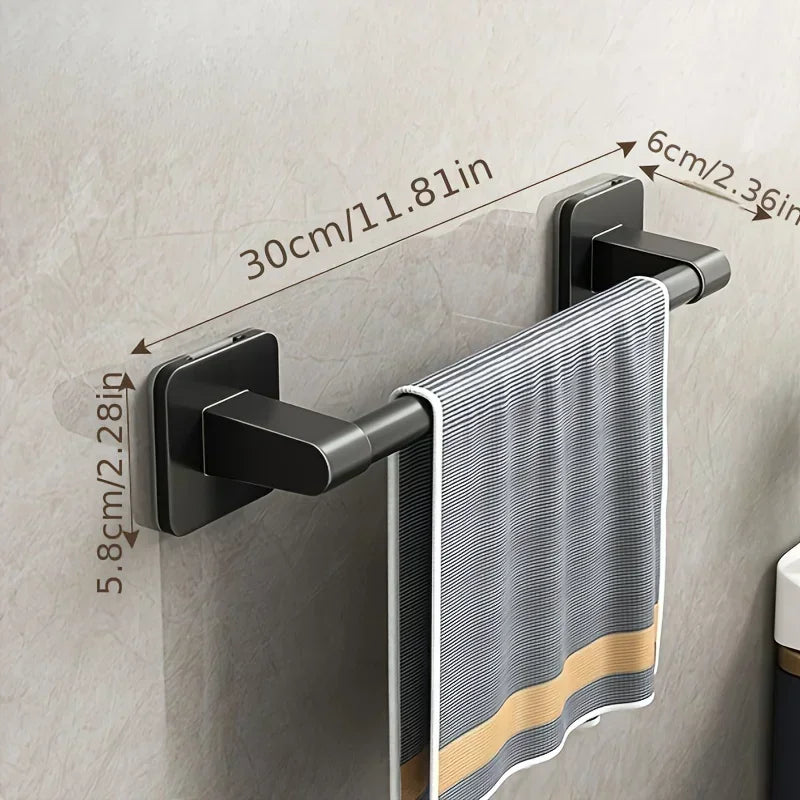 Wall Mounted Towel Rack – Stylish & Space-Saving for Bathroom & Kitchen!