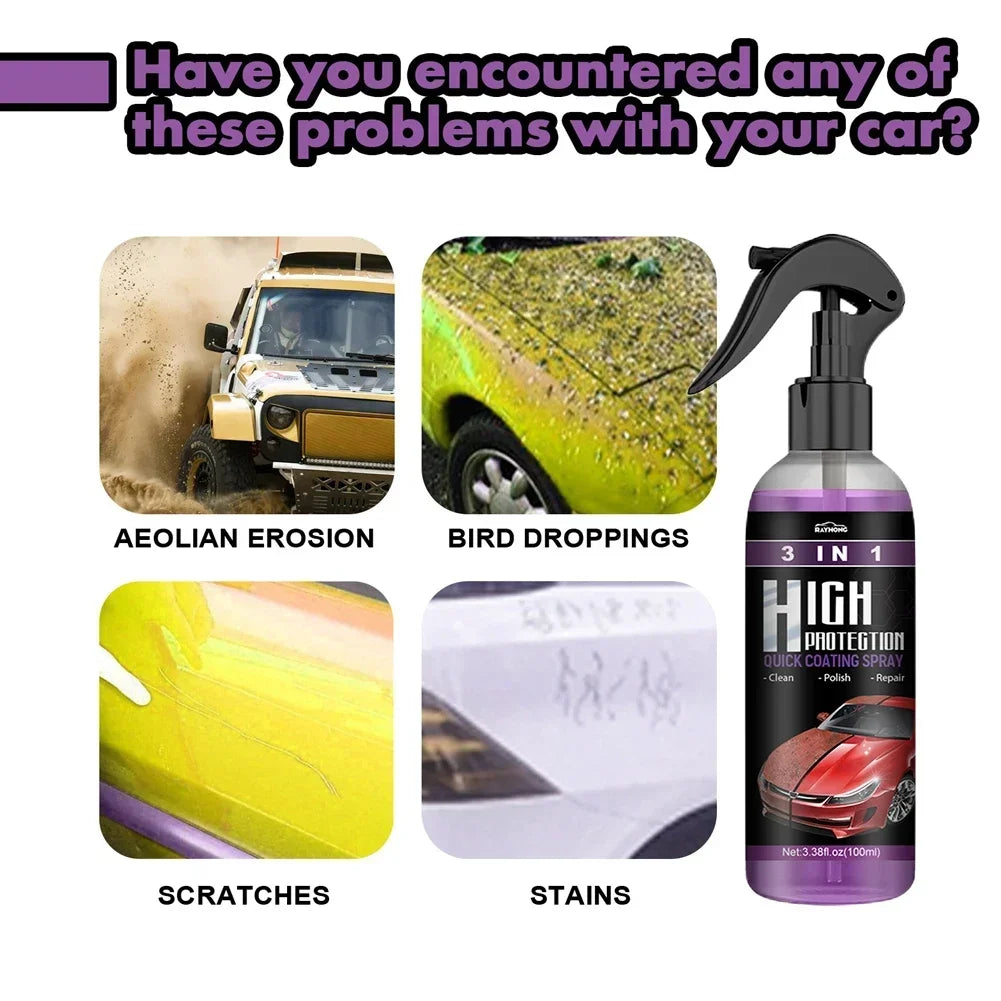 Motorcycle Ceramic Coating Spray: High Protection, Quick Wax, and Scratch Removal