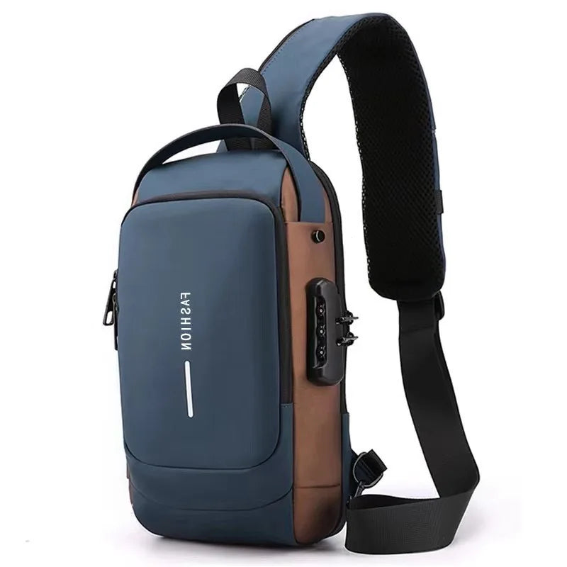 Anti-Theft Crossbody USB Sling Bag – Travel & Everyday Use
