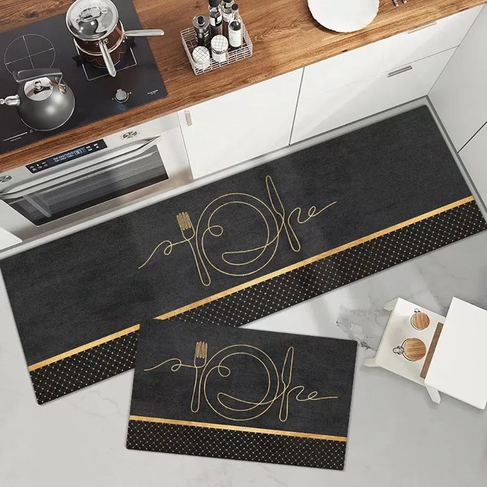 Non-Slip Kitchen Mat Set – Versatile Rugs for Entry, Hallway, Bathroom, and Living Room.