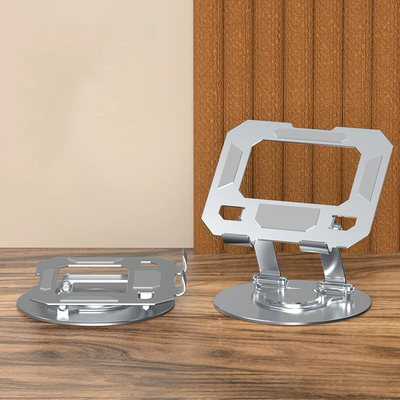 360° Rotatable Foldable Tablet Stand - Adjustable Holder for 4.7”-12” Devices