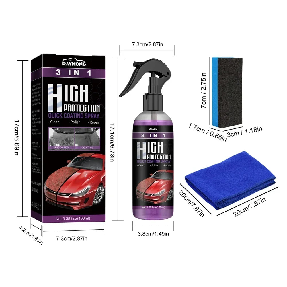 Motorcycle Ceramic Coating Spray: High Protection, Quick Wax, and Scratch Removal