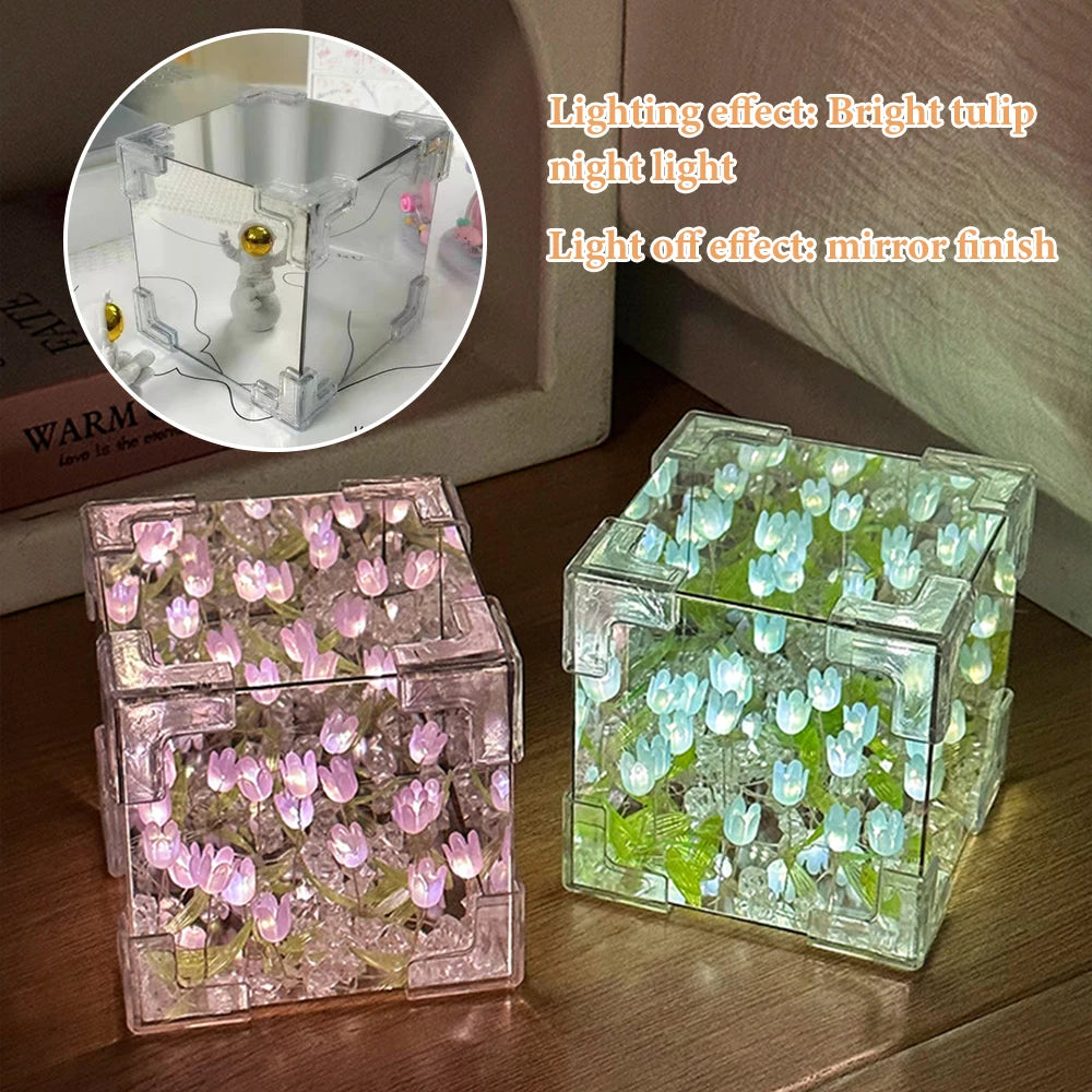 DIY Tulip LED Night Lamp – Perfect for Decor & Gifts!
