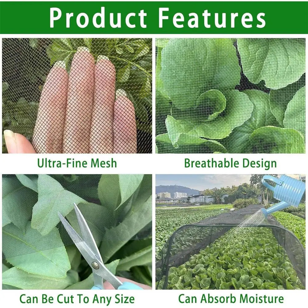 Heavy-Duty Garden Bug Net: Protect Your Plants with Ease!