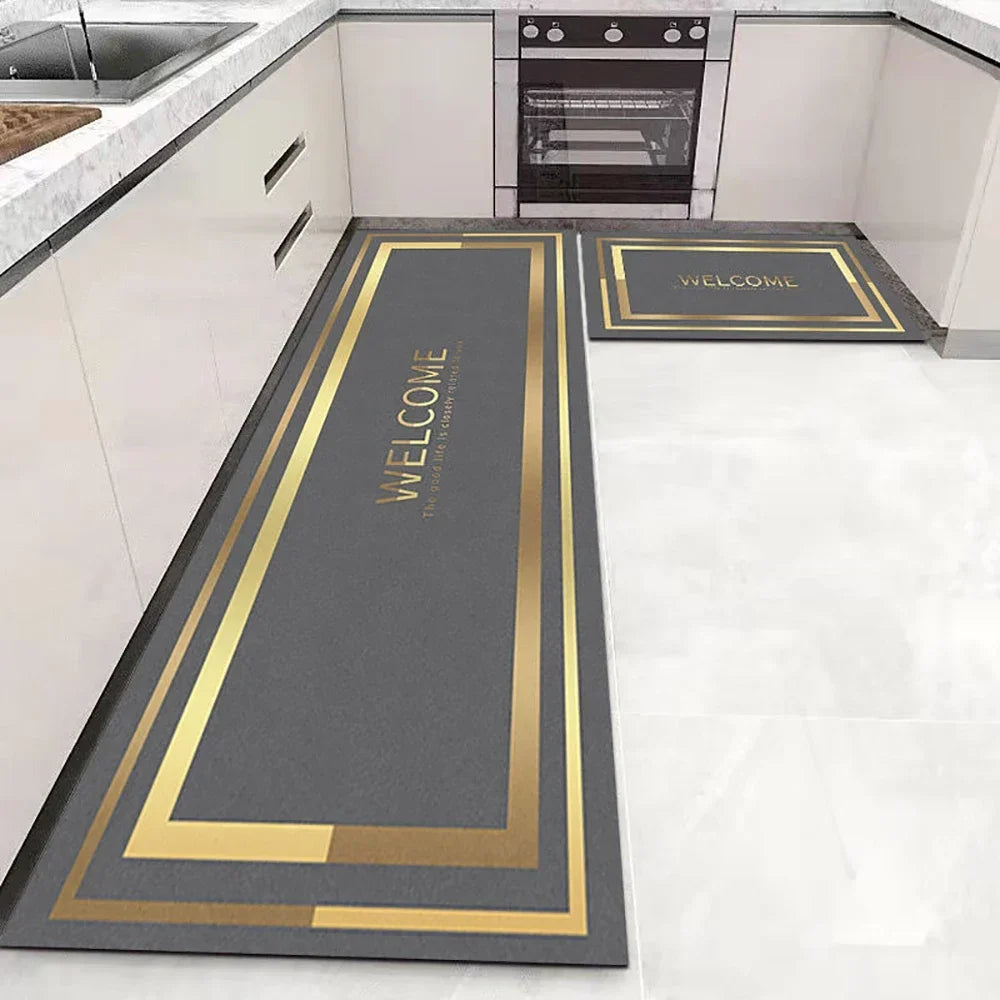 Non-Slip Kitchen Mat Set – Versatile Rugs for Entry, Hallway, Bathroom, and Living Room.