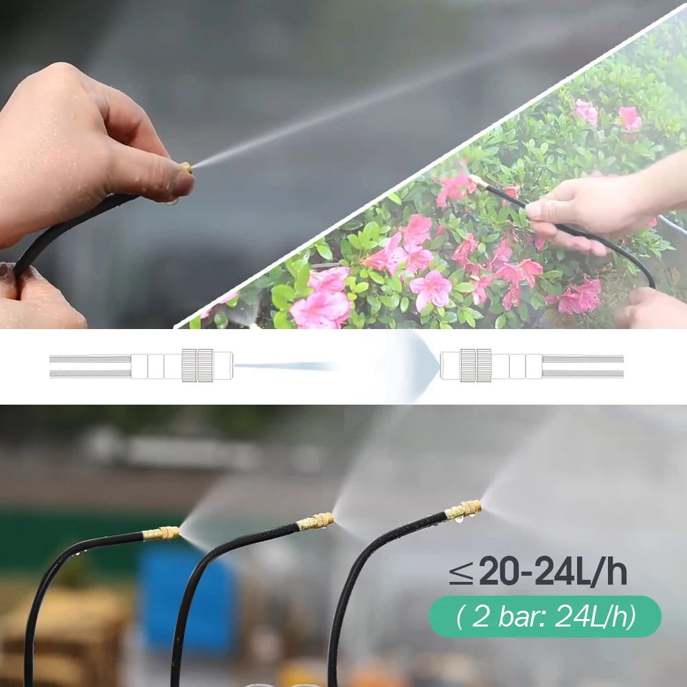 Misting System: Flexible, Cooling & Perfect for Your Garden!