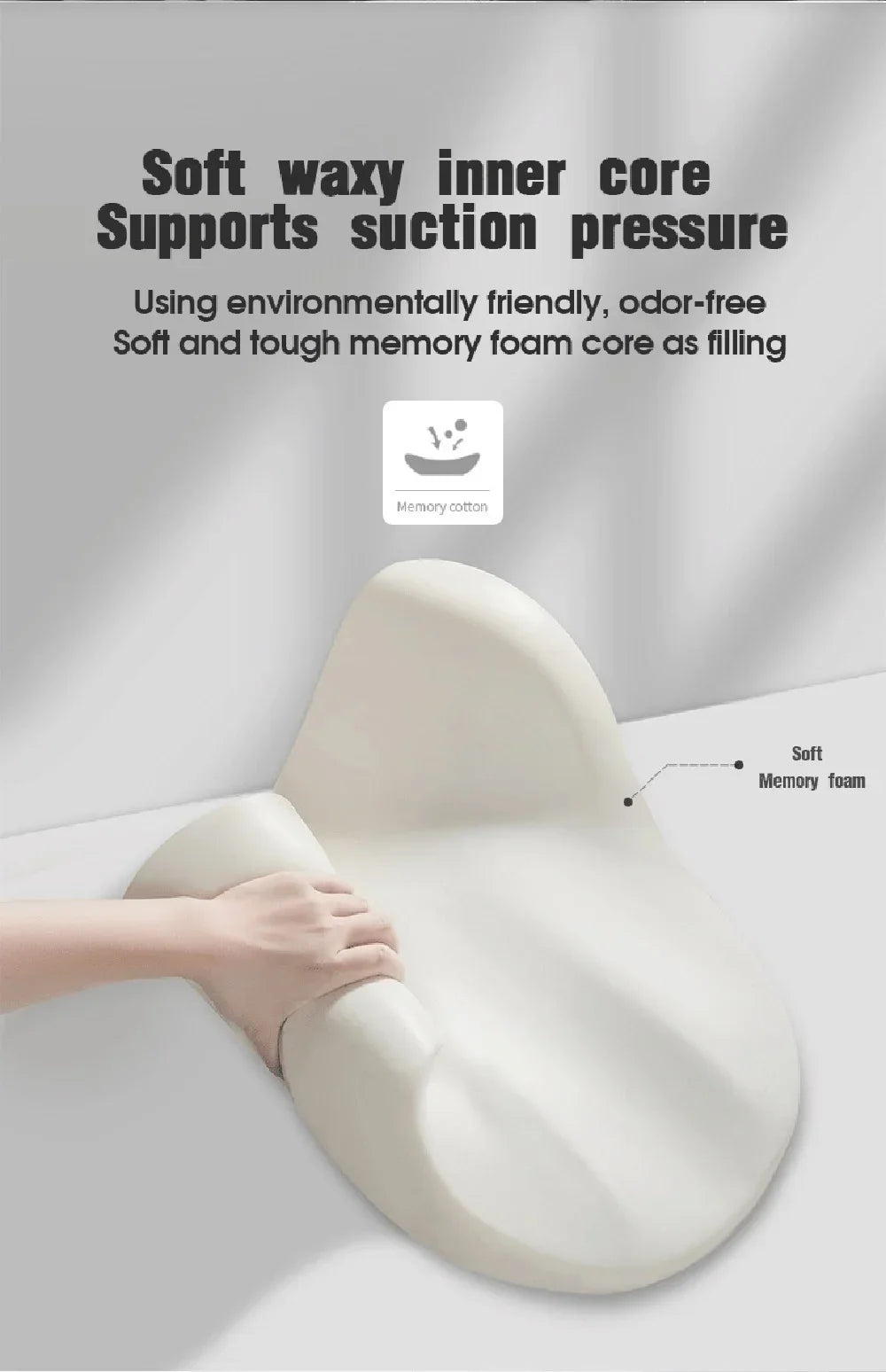 Memory Foam Car Pillow – Headrest & Lumbar Support for Ultimate Comfort