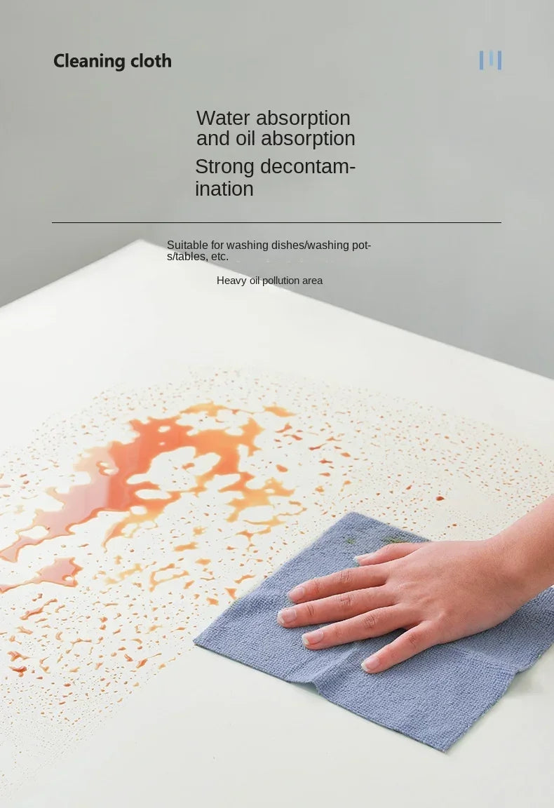 Reusable Microfiber Cleaning Towels – Eco-Friendly Paper Towel Alternative