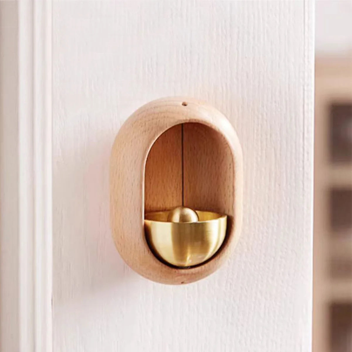 Japanese Wooden Wind Chimes – Elegant Wireless Doorbell & Decorative Hanging for Your Home!
