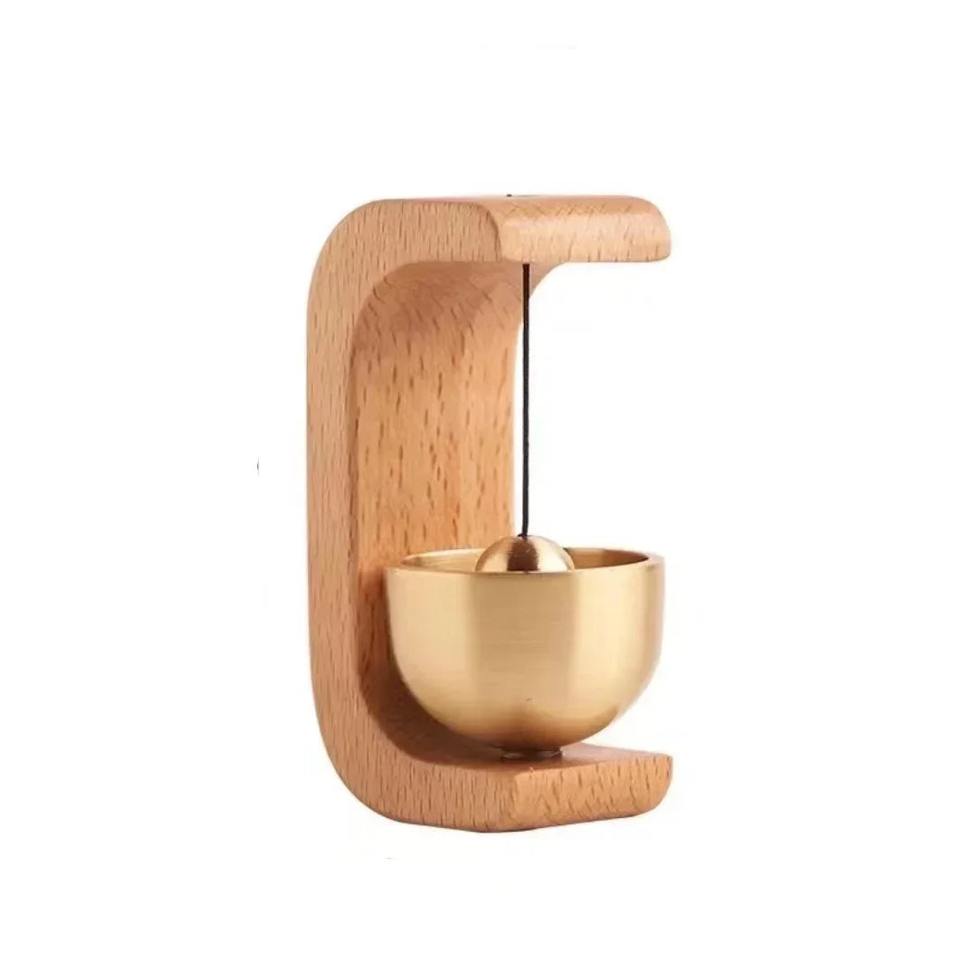 Japanese Wooden Wind Chimes – Elegant Wireless Doorbell & Decorative Hanging for Your Home!