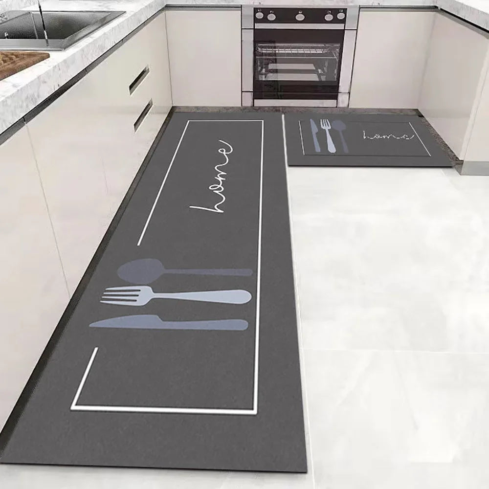 Non-Slip Kitchen Mat Set – Versatile Rugs for Entry, Hallway, Bathroom, and Living Room.