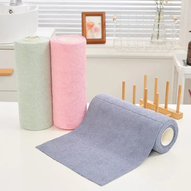 Reusable Microfiber Cleaning Towels – Eco-Friendly Paper Towel Alternative