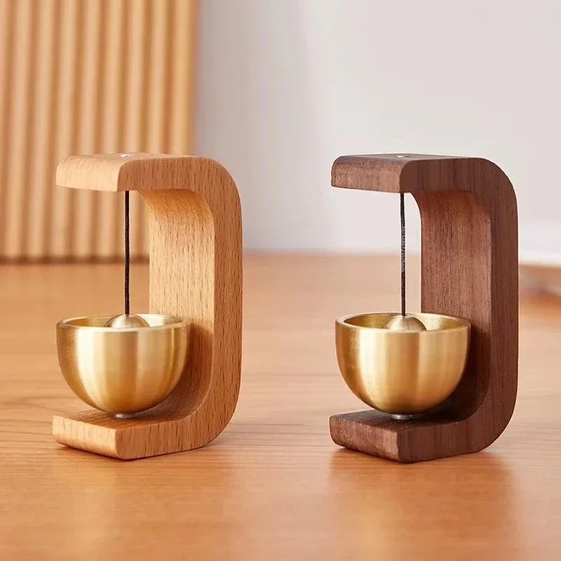 Japanese Wooden Wind Chimes – Elegant Wireless Doorbell & Decorative Hanging for Your Home!