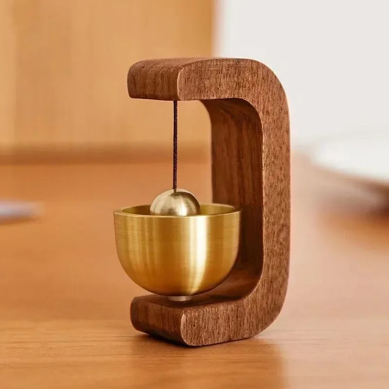 Japanese Wooden Wind Chimes – Elegant Wireless Doorbell & Decorative Hanging for Your Home!