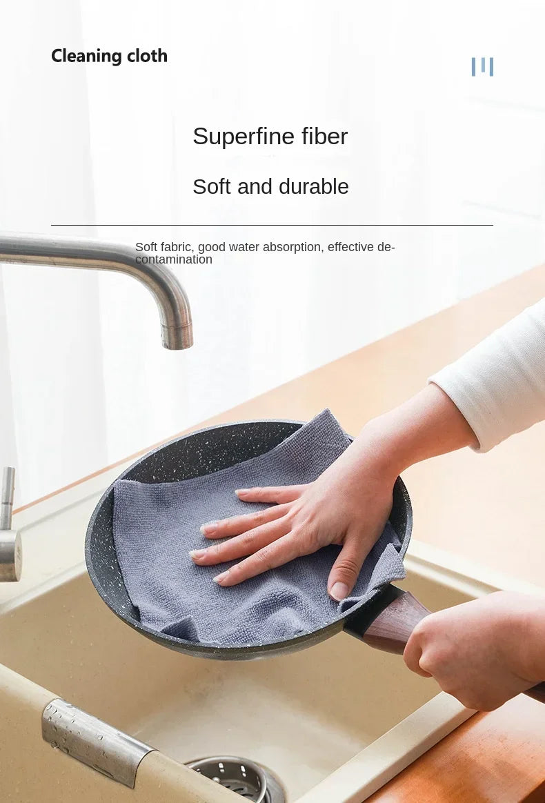 Reusable Microfiber Cleaning Towels – Eco-Friendly Paper Towel Alternative