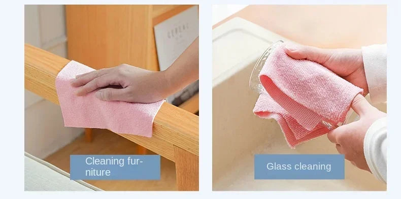 Reusable Microfiber Cleaning Towels – Eco-Friendly Paper Towel Alternative