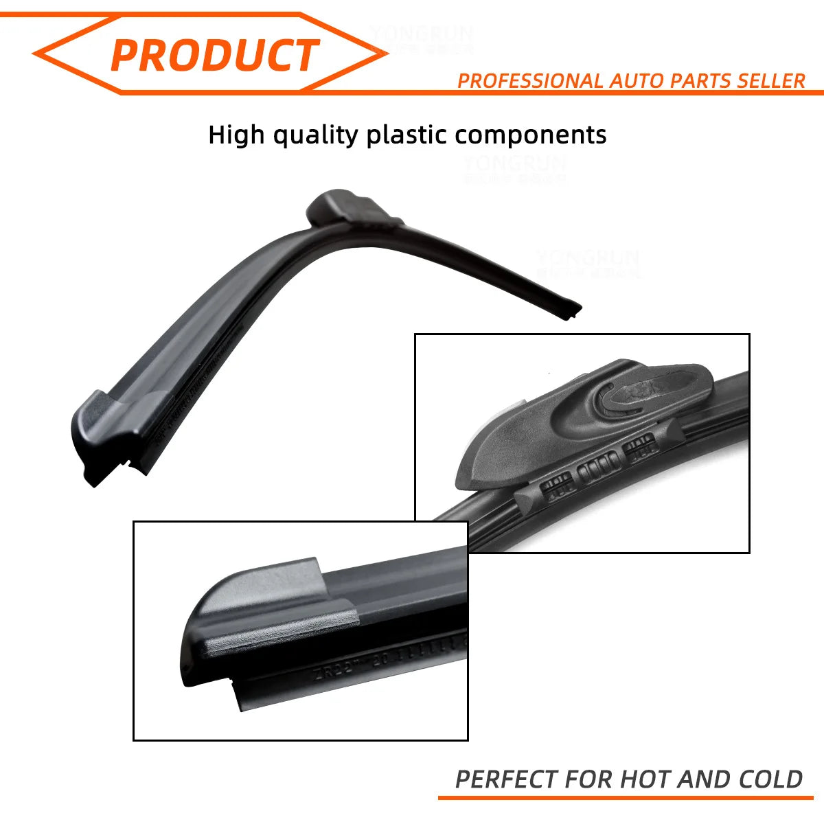 Universal J/U Hook Wiper Blades – Durable, All-Weather Performance