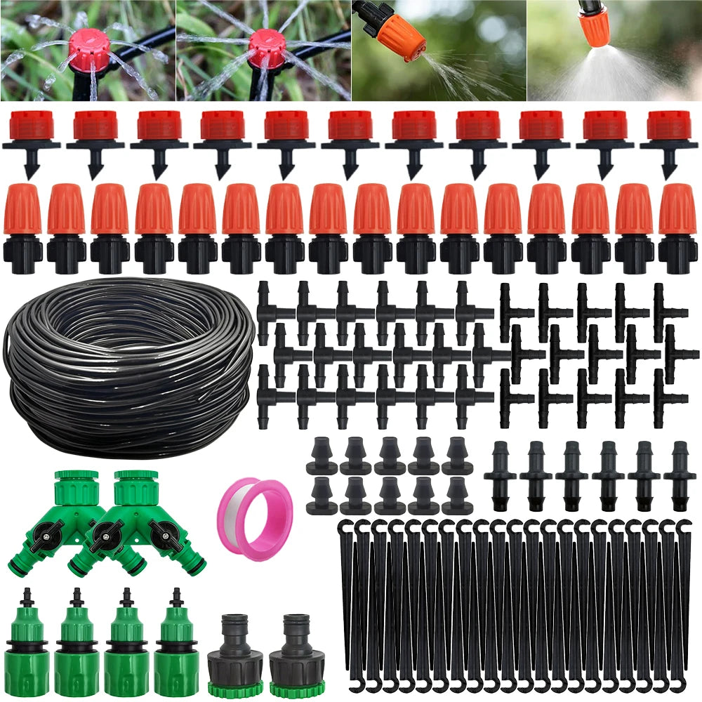 Effortless Drip Irrigation: Adjustable, Automatic & Water-Saving!