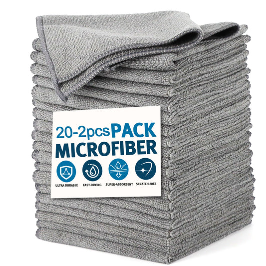 Absorbent Microfiber Cleaning Cloths