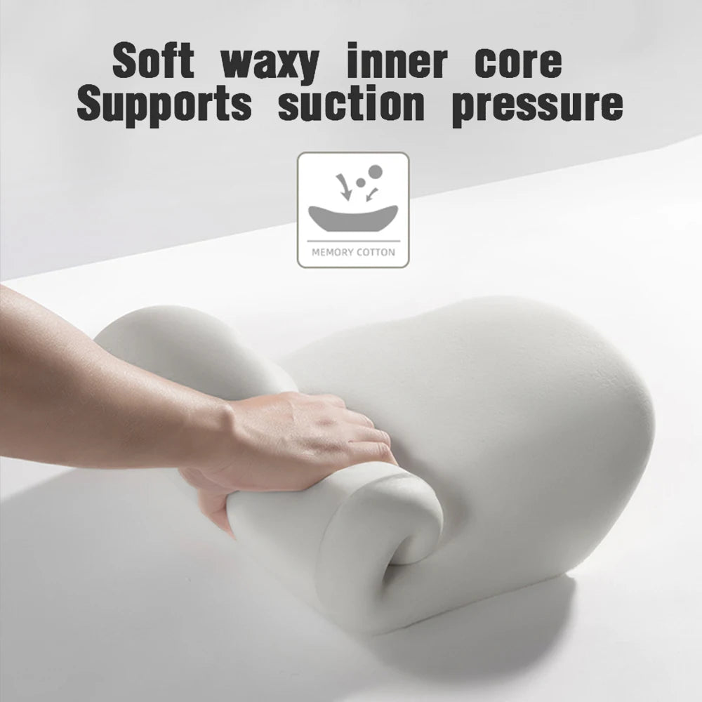 Memory Foam Car Pillow – Neck & Lumbar Support for Stress-Free Travel