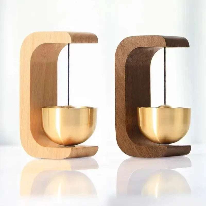 Japanese Wooden Wind Chimes – Elegant Wireless Doorbell & Decorative Hanging for Your Home!