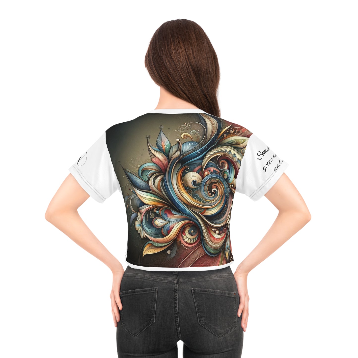 The Artful Crop Tee: Where Style Meets Expression