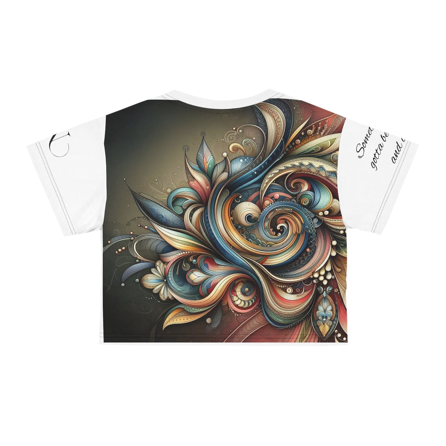 The Artful Crop Tee: Where Style Meets Expression