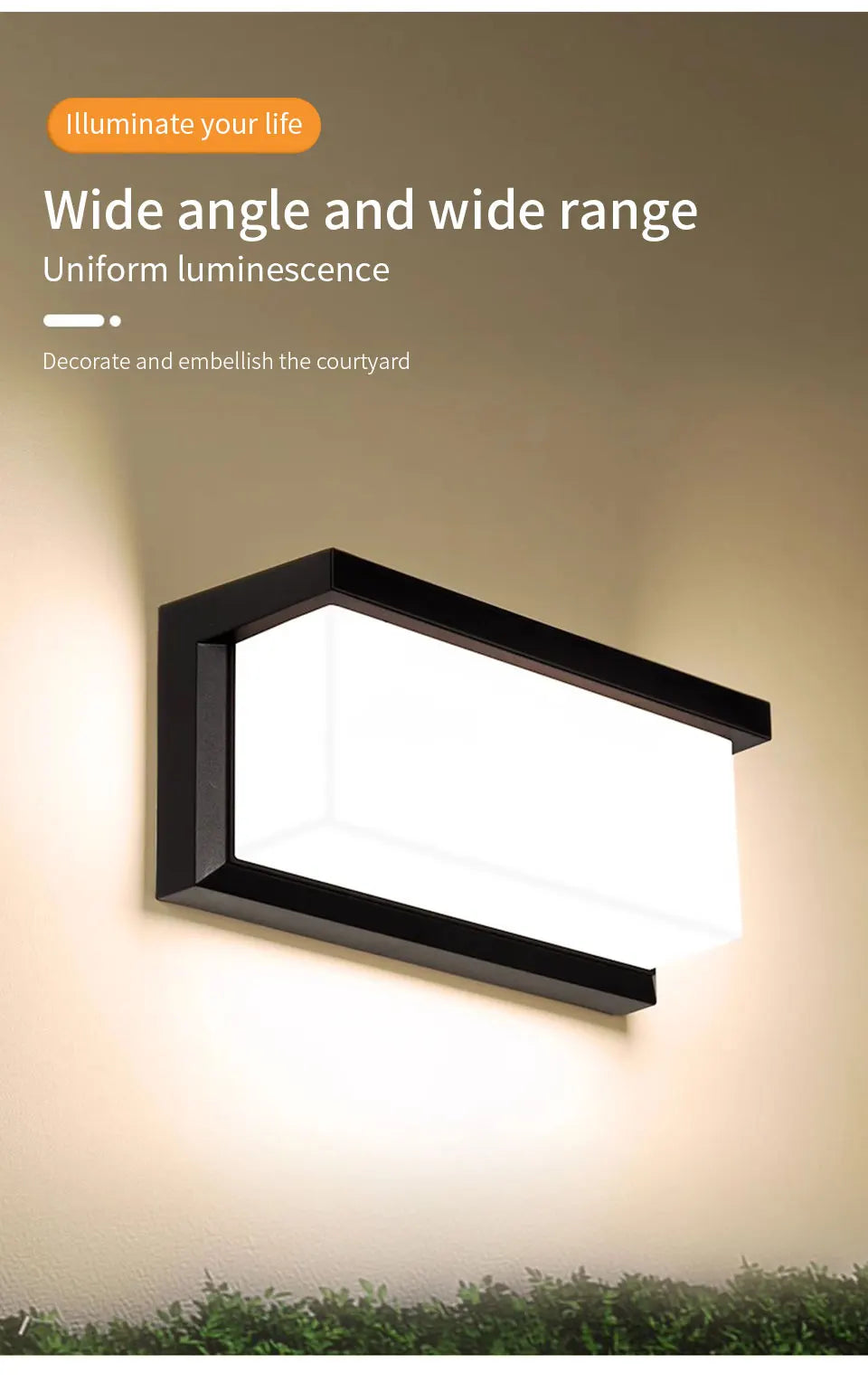Waterproof LED Motion Sensor Wall Light – Perfect for Outdoor Spaces!