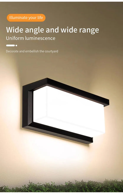 Waterproof LED Motion Sensor Wall Light – Perfect for Outdoor Spaces!