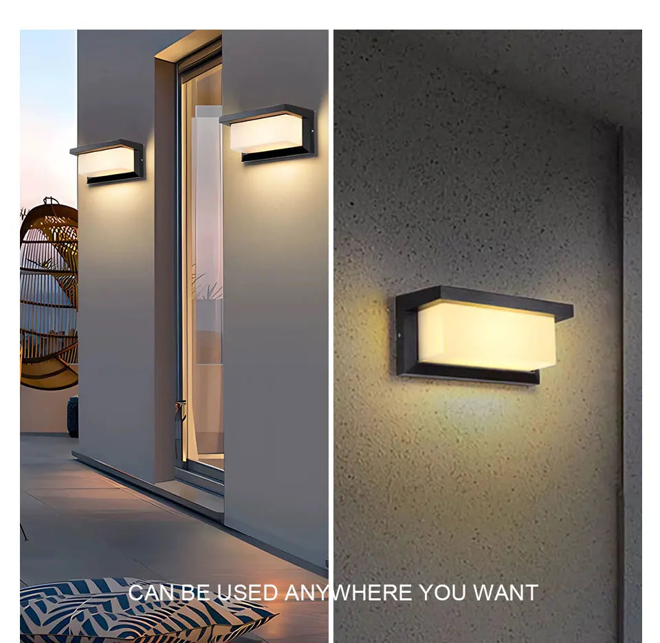 Waterproof LED Motion Sensor Wall Light – Perfect for Outdoor Spaces!