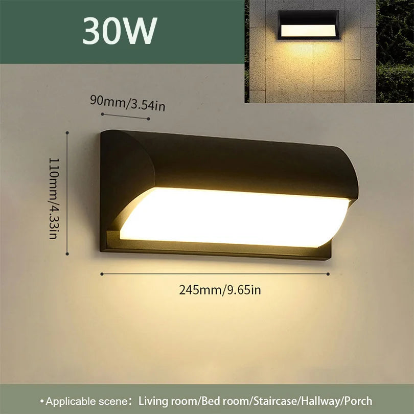 Waterproof LED Motion Sensor Wall Light – Perfect for Outdoor Spaces!