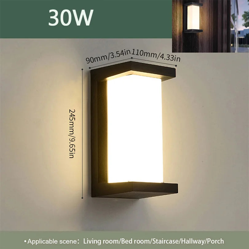 Waterproof LED Motion Sensor Wall Light – Perfect for Outdoor Spaces!