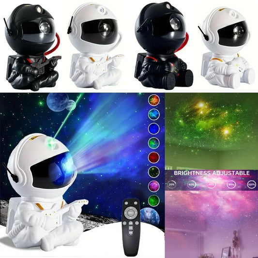 Astronaut Galaxy Star Projector – Night Light for Home, Bedroom, and Christmas Gifts