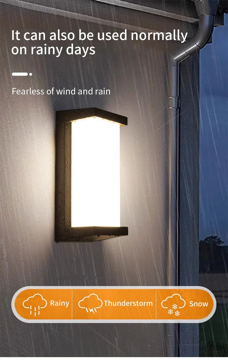 Waterproof LED Motion Sensor Wall Light – Perfect for Outdoor Spaces!