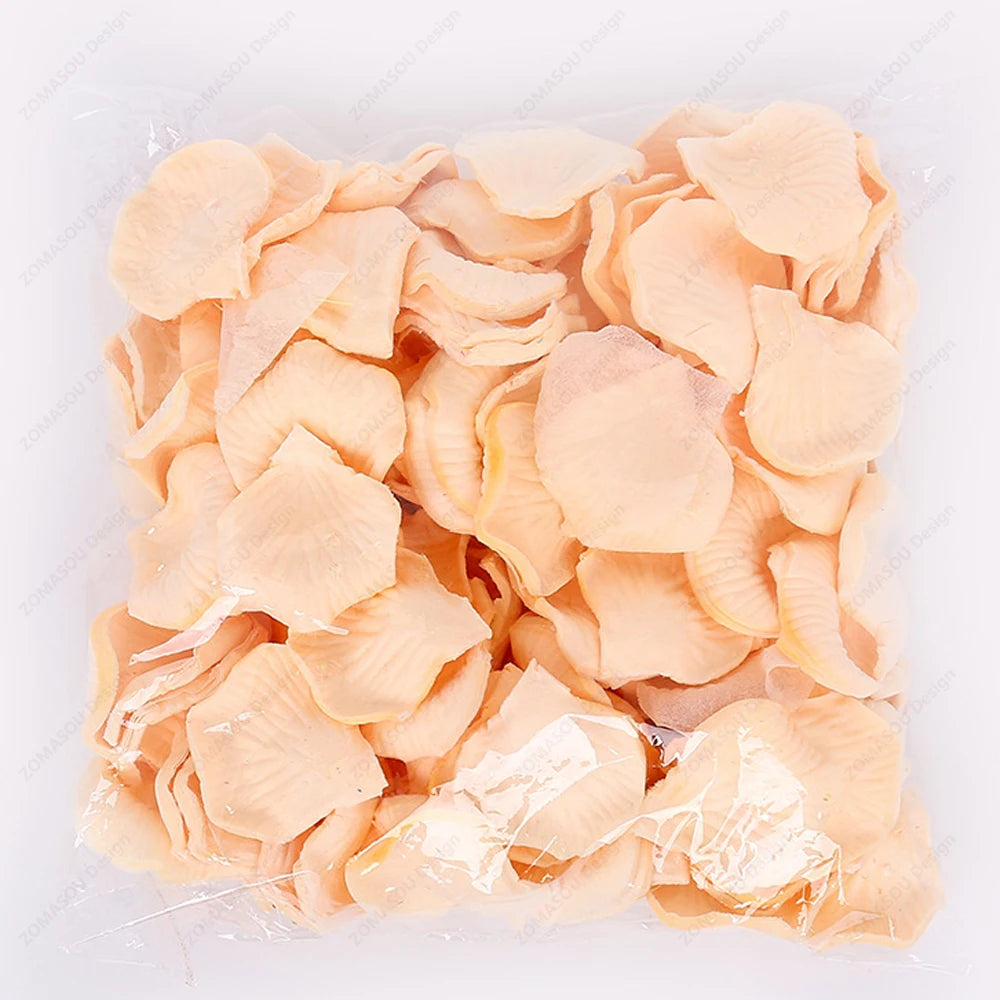 Colorful Artificial Rose Petals – Perfect for Weddings, Parties, & Romantic Decor!