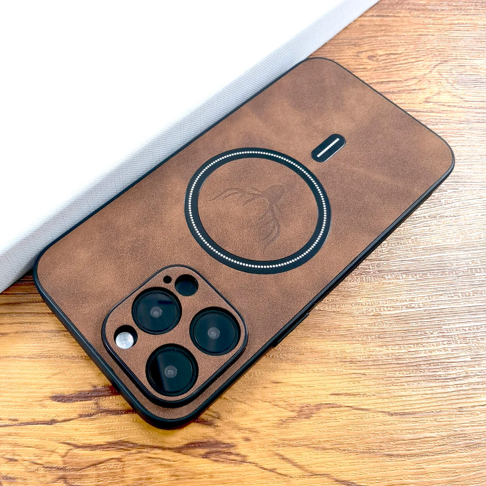 Premium PU Leather Deer Case – Magsafe Ready