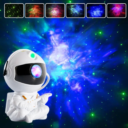 Astronaut Galaxy Star Projector – Night Light for Home, Bedroom, and Christmas Gifts
