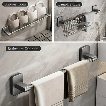 Wall Mounted Towel Rack – Stylish & Space-Saving for Bathroom & Kitchen!