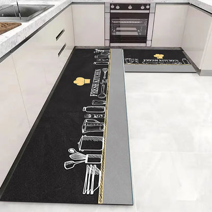 Non-Slip Kitchen Mat Set – Versatile Rugs for Entry, Hallway, Bathroom, and Living Room.