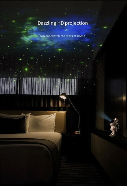 Astronaut Galaxy Star Projector – Night Light for Home, Bedroom, and Christmas Gifts