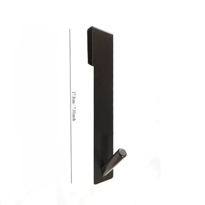 Stainless Steel Glass Door Hook - Non-Perforated & Detachable